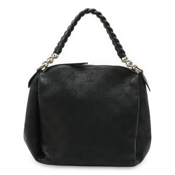 LOUIS VUITTON Black Leather Tote Bag - Picture 1 of 9